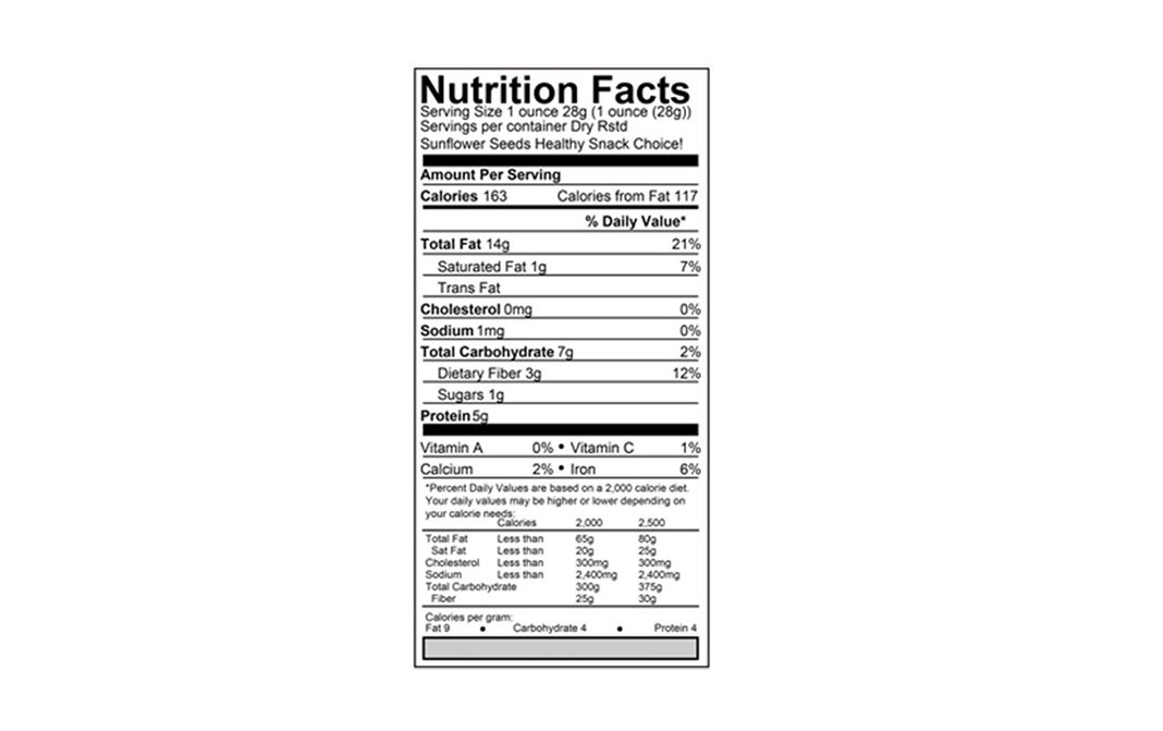 Ancient Bites Sunflower Raw Seeds    Pack  1 kilogram